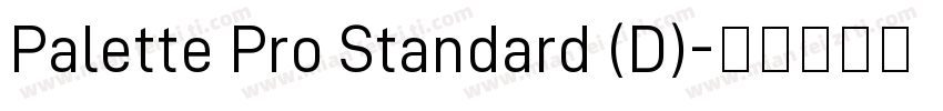 Palette Pro Standard (D)字体转换